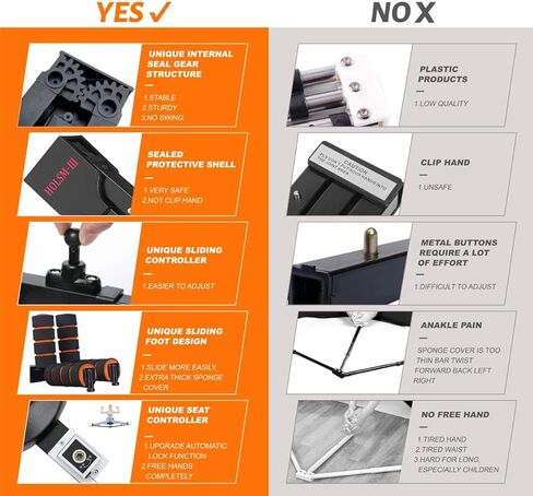 جهاز تمديد الساق، جهاز تمديد الساق - 3 قضبان ومقاعد ناعمة، حر اليدين وسهل الانزلاق - تسريع تدريب تقسيم الساق - مدرب تقسيم الساق، جهاز تقسيم، جهاز تمديد مقسم، جهاز تمديد الأربطة in Kuwait