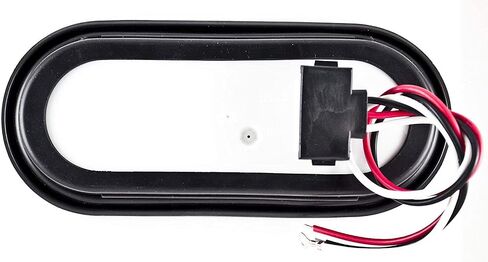 All Star Truck Parts] 6 بوصة بيضاء بيضاوية 56 LED خلفية احتياطية خفيفة للمقطورة حلقة مطاطية وقابس مقطورة بثلاثة أسلاك - الكمية 2. معتمدة ومميزة من DOT/SAE، مقاومة للماء، مصابيح LED عالية الكثافة... in Kuwait