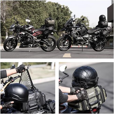 Rhinowalk Motorcycle Luggage Net Cargo Net Helmet Luggage Net with Adjustable Metal Hooks for Motorcycles and Bicycles in Saudi Arabia