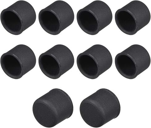 uxcell 10pcs RCA Silicone Port Protectors Cap Cover Anti Dust 8mm Dia Black in Saudi Arabia