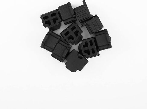GINTOOYUN 50pcs RJ11 Silicone Anti Dust Cover Cap，RJ11 Female dust Cover Protector,Protect Telephone.switches,fax Machines, Optical Fiber Boxes and Other Equipment Port(Black) in Saudi Arabia