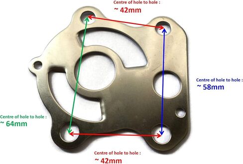 Boat Motor Housing Water Pump Casing 688-44341-01 00 94 replaces Yamaha Outboard 6D8-WS443-00 50-70 C 75-90HP Outboard Motor Engine in Saudi Arabia