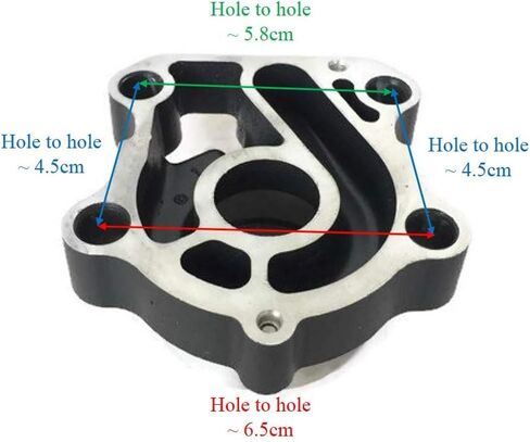 Boat Motor Housing Water Pump Casing 688-44341-01 00 94 replaces Yamaha Outboard 6D8-WS443-00 50-70 C 75-90HP Outboard Motor Engine in Saudi Arabia