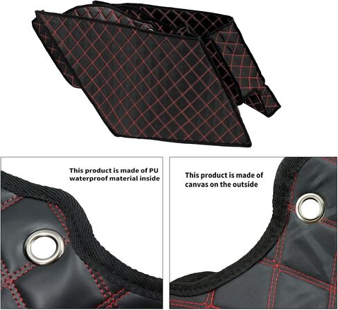 HDBUBALUS بطانات السرج الممتدة مقاس 5 بوصات إدراج خيط أحمر متوافق مع Harley 2014-2023 زوج واحد in Kuwait