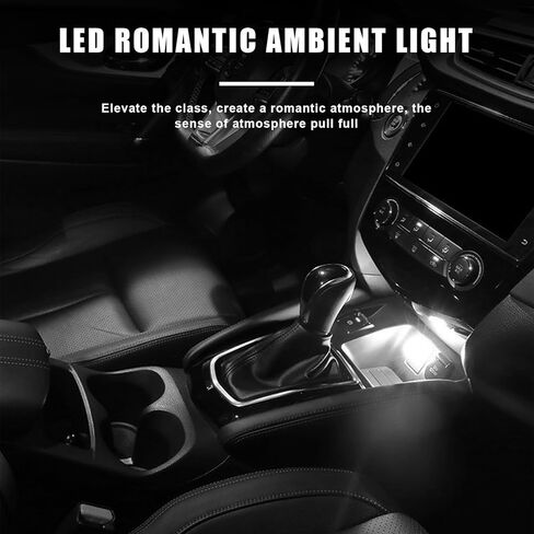4 PCS USB LED Car Interior Atmosphere Lights, Plug-in USB Automotive Interface Charging Night Lamps, Mini Vehicle Interior LED Atmosphere Light for Car, Bedroom, Hallway (Blue) in Kuwait