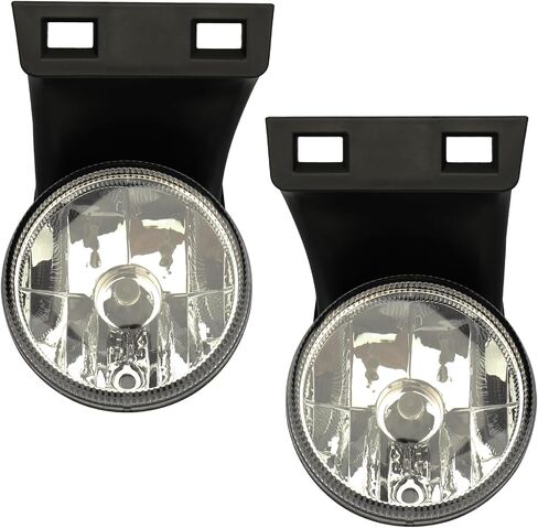 DRIVESTAR Fog Lamp Lights Pair Set (Left & Right) Amber Lens, fit 1994-2001 for Dodge Ram 1500, 1994-2002 for Dodge Ram 2500 3500, with 881 12V 27W Bulbs, for 19534501 19534601 CH2592109 CH2593109 in Saudi Arabia