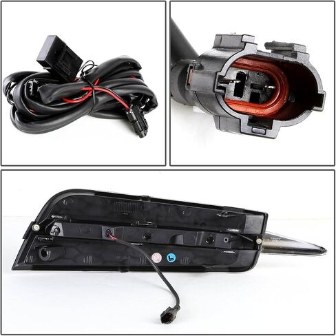 DNA MOTORING FL-ZTL-157-CH Fog Light Driver & Passenger Side Enhance visibility [Compatible with 11-16 Chevy Cruze] in Saudi Arabia