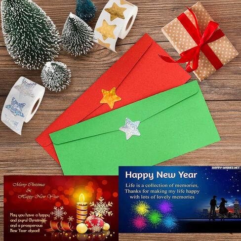 1000pcs Holographic Star Stickers Labels,1.5 inch Large 500 Pcs Glitter Star per Roll,Gold and Sliver Star Stickers Fit Wedding/Crafts/Birthday Party/Teaching Reward/Wall Decorations-2 Rolls in Saudi Arabia