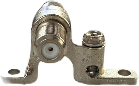 1 GHz F Type Coaxial Single Port Single F-Pin Ground Block Coaxial Cable One Port Coax Cable in Saudi Arabia