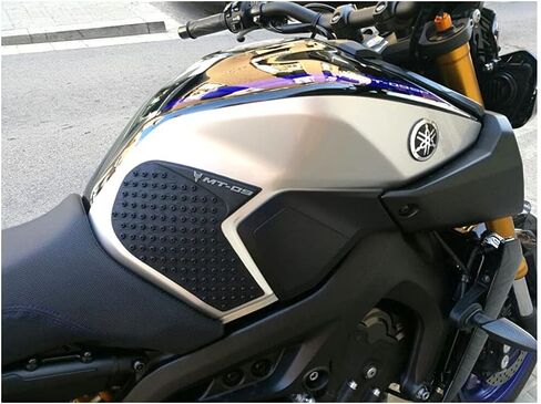 قبضة جر خزان الوقود المطاطي الأسود للدراجات النارية متوافقة مع Yamaha MT09 FZ09 2014-2017 in Saudi Arabia