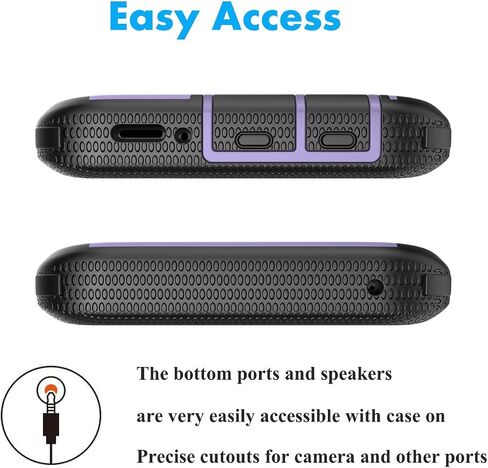Njjex for Galaxy S9 Plus Case, for Samsung Galaxy S9+ S9 Plus Case, [Nbeck] Shockproof Heavy Duty Rugged Holster Locking Swivel Belt Clip Full Body Hard Shell Cover Phone Case & Kickstand [Blue] in Saudi Arabia