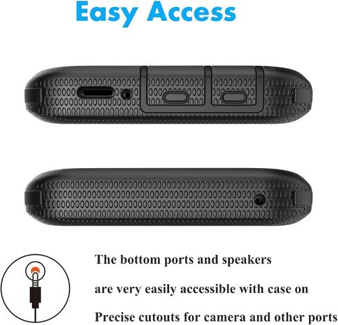 Njjex for Galaxy S9 Plus Case, for Samsung Galaxy S9+ S9 Plus Case, [Nbeck] Shockproof Heavy Duty Rugged Holster Locking Swivel Belt Clip Full Body Hard Shell Cover Phone Case & Kickstand [Blue] in Saudi Arabia