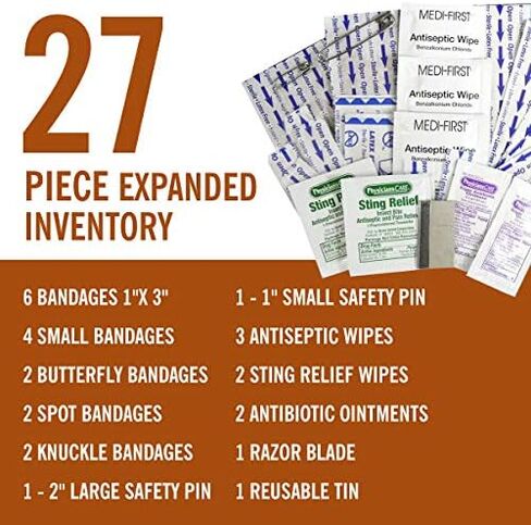 Coleman All Purpose Mini First Aid Kit - 27 Pieces in Saudi Arabia