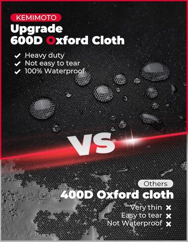 حاوية عربة الجولف KEMIMOTO 600D، سقف ممتد لـ 4 ركاب يصل إلى 89 بوصة متوافق مع EZGO، سيارة النادي السابقة/إلى الأمام/الإيقاع، غطاء مطر مقاوم للماء عالي التحمل مع نافذة PVC مضادة للتجاعيد in Kuwait