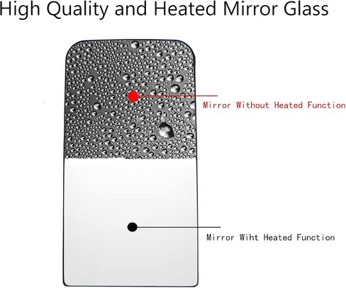 Single Top Main Defrost Heated Mirror Glass for 2013-2018 Kenworth T600 T660 T800/Peterbilt 387 Series Truck in Saudi Arabia