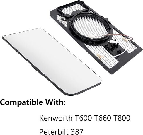 Single Top Main Defrost Heated Mirror Glass for 2013-2018 Kenworth T600 T660 T800/Peterbilt 387 Series Truck in Saudi Arabia