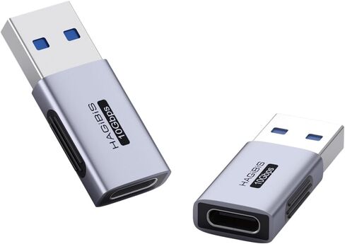 محول Hagibis USB إلى USB C، 10 جيجابت في الثانية USB C أنثى إلى USB A 3.2 Gen2 ذكر نقل بيانات عالي السرعة لهاتف iPhone 15 MacBook Pro Air، وأجهزة أخرى من النوع C أو Thunderbolt (TUA03) in Kuwait
