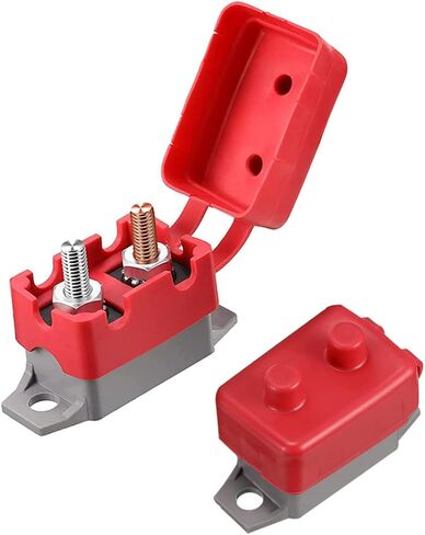 SDTC Tech 2-Pack DC 12V/24V Automatic Reset Circuit Breakers with Cover Stud Bolt for Marine Boat, Battery Chargers, Automotive (20 Amp) in Saudi Arabia
