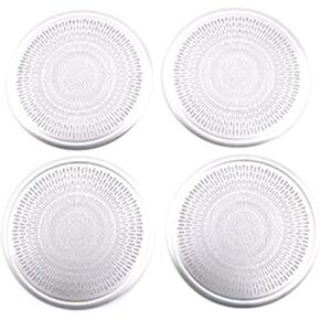 Car Styling Door Audio Speaker Net A-Pillar Horn Cover Trim Land Fit for Rover Range Fit for Rover Evoque 2019 2020 Door Audio Speaker Cover(Carbon Fiber Pattern)