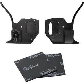 1970-81 Camaro Kick Panels with R-463N Speakers & MAT10-SD Sound Dampening