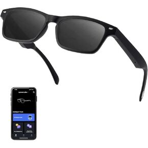 Ai Translation Smart Glasses with ChatGPT,Bluetooth Glasses with 164+ Language Translation,Translator Glasses Physical Color-Change Lenses,Multifunctional Audio Eyewear for Women Men (M01)