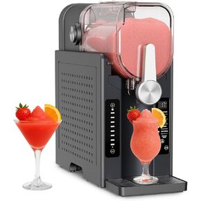 Slushie Machine - Slushy Machine for Home with LED Display - Professional Frozen Drink Maker No Ice Needed-One-Touch Reservation & 6 Pre-set Programs for Frozen Margaritas, Ice Cream & Frappés