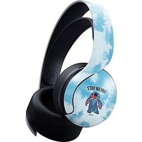 Skinit Decal Gaming Skin Compatible with Pulse 3D Wireless Headset for PS5 - Officially Licensed Disney Lilo and Stitch Face Expression Pattern Design