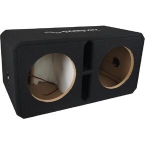 Harmony Audio HA-BV2X12E Dual 12" Empty Vented Port Sub Box Unloaded Subwoofer Enclosure