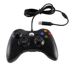ILLOMART Wired Controller for Xbox 360 Controller for PC Windows Linux Desktop Gamepad for Laptop Gamepad for Xbox 360 Joystick for Windows 7/8/10 PC Joystick for x360 Dual Vibration