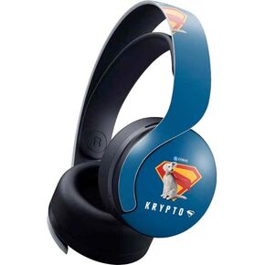Skinit Decal Gaming Skin Compatible with Pulse 3D Wireless Headset for PS5 - Officially Licensed Superman 2025 Superman & Krypto Watch The Earth Design