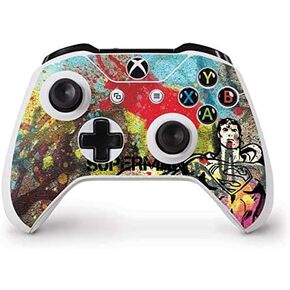 Skinit Decal Gaming Skin Compatible with Xbox One S Controller - Officially Licensed Superman 2025 Superman & Krypto Watch The Earth Design