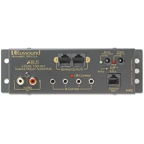 Russound A-H2 1-source, 2-zone in-wall A-BUS distribution hub