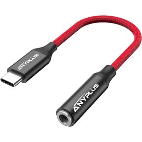 USB C to 3.5mm Audio Adapter,1PCS-Type C to 3.5mm Female Headphone Jack Aux Audio Dongle Cord Compatible with iPhone 15/16/16 Pro Max/16 Pro/16 Plus,iPad Pro, Galaxy S24/S23/S22/S21,MacBook