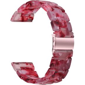 شريط ساعة حزام راتنج 20 مم لـ Garmin Venu Sq Vivoactive 3/Vivomove HR/Forerunner 645 245 Smartwatch Bracelet
