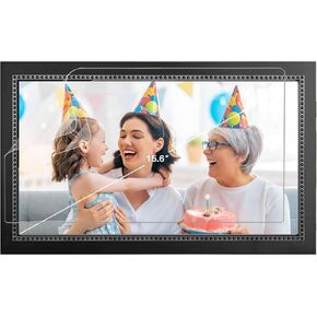 i-Tensodo 2 Pack Anti Glare Screen Protector for Digital Picture Frame 15.6 Inch, Eye Protection Glare Screen Filter Film