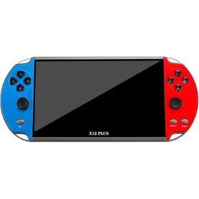 X12 Plus 7 inch Handheld Double Joystick Game Controller Spupport AV Output TF Card Built in 10000+ Games Video Game Console