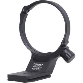 iShoot CNC Metal Tripod Mount Ring Lens Collar Compatible with Canon RF 70-200mm f/2.8L is USM E(III), Lens Support Holder Bracket Bottom is Arca-Swiss Fit Quick Release Plate Feature