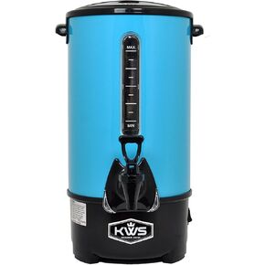 KWS WB-30 19.5L/ 83CUPS غلاية المياه المعزولة بالحرارة التجارية والفولاذ المقاوم للصدأ أكثر دفئا (الأزرق)