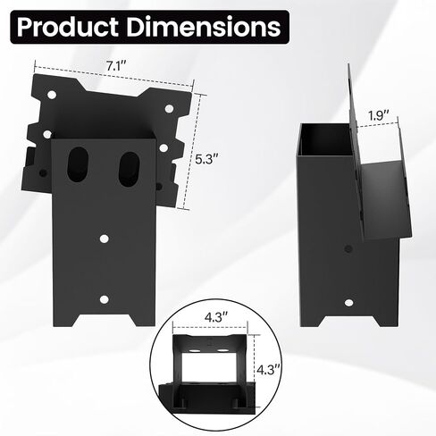 Deer Blind Brackets, Outdoor 4 x 4 Platform Bracket, 12 / 14 Gauge Steel Elevator Brackets for Deer Stand, Hunting Blinds, Shooting Shack in Saudi Arabia