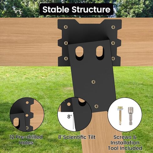 Deer Blind Brackets, Outdoor 4 x 4 Platform Bracket, 12 / 14 Gauge Steel Elevator Brackets for Deer Stand, Hunting Blinds, Shooting Shack in Saudi Arabia