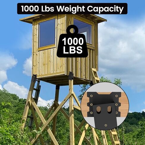 Deer Blind Brackets, Outdoor 4 x 4 Platform Bracket, 12 / 14 Gauge Steel Elevator Brackets for Deer Stand, Hunting Blinds, Shooting Shack in Saudi Arabia