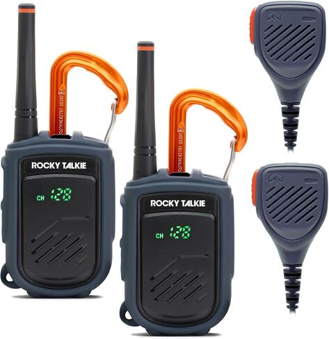 Mountain Radio, Long Range Walkie Talkie, FRS Handheld Radio, 4 Day Battery Life, Max Durability, 2 Pack in Saudi Arabia