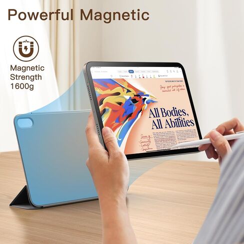 JETech Magnetic Case for iPad Mini 6 (8.3-Inch 2021 Model), Support 2nd Gen Pencil Charging, Magnetic Attachment, Slim Smart Tablet Cover with Auto Wake/Sleep (Black) in Saudi Arabia