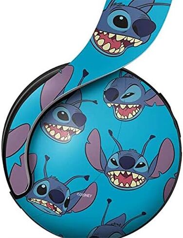 Skinit Decal Gaming Skin Compatible with Pulse 3D Wireless Headset for PS5 - Officially Licensed Disney Lilo and Stitch Face Expression Pattern Design in Kuwait