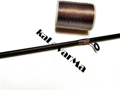 (8PCS*175yd) Kalavarma Rod Wrapping Thread NCP Fishing Rod Wrapping Thread 6 Color Every Spool 175yd Complete Pack add Extra 2pcs Black Color Thread in Saudi Arabia