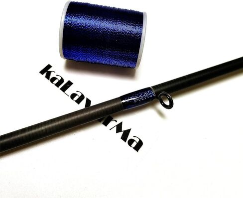 (8PCS*175yd) Kalavarma Rod Wrapping Thread NCP Fishing Rod Wrapping Thread 6 Color Every Spool 175yd Complete Pack add Extra 2pcs Black Color Thread in Saudi Arabia