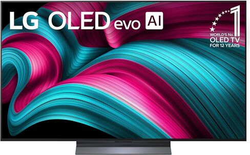 LG 55 بوصة فئة OLED EVO AI 4K C5 Series Smart TV W/Dolby Atmos ، Dolby Vision ، HDR10 ، AI Super Upscaling 4K ، Movidmaker Mode ، Wow Orchestra ، Alexa Breanting (OLED55C5PUA ، 2025) in Saudi Arabia
