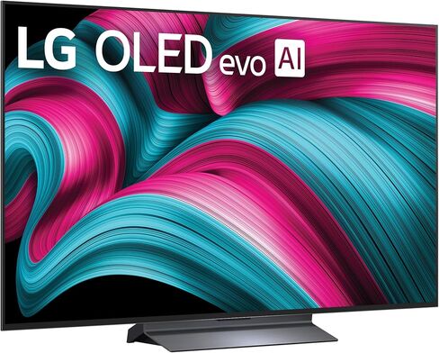 LG 55 بوصة فئة OLED EVO AI 4K C5 Series Smart TV W/Dolby Atmos ، Dolby Vision ، HDR10 ، AI Super Upscaling 4K ، Movidmaker Mode ، Wow Orchestra ، Alexa Breanting (OLED55C5PUA ، 2025) in Saudi Arabia