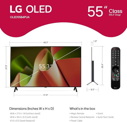 LG OLED55B4P 55 بوصة فئة B4 Series OLED 4K SMART TV in Saudi Arabia