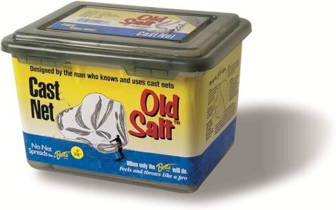 Betts 10PM Old Salt Mono Cast Net, 10', 3/8" Mesh, 1 lb Per Foot yellow in Saudi Arabia